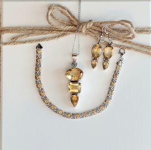 Charles Albert Citrine Fine Jewelry Set
